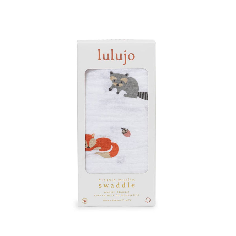 Forest Friends Muslin Swaddle
