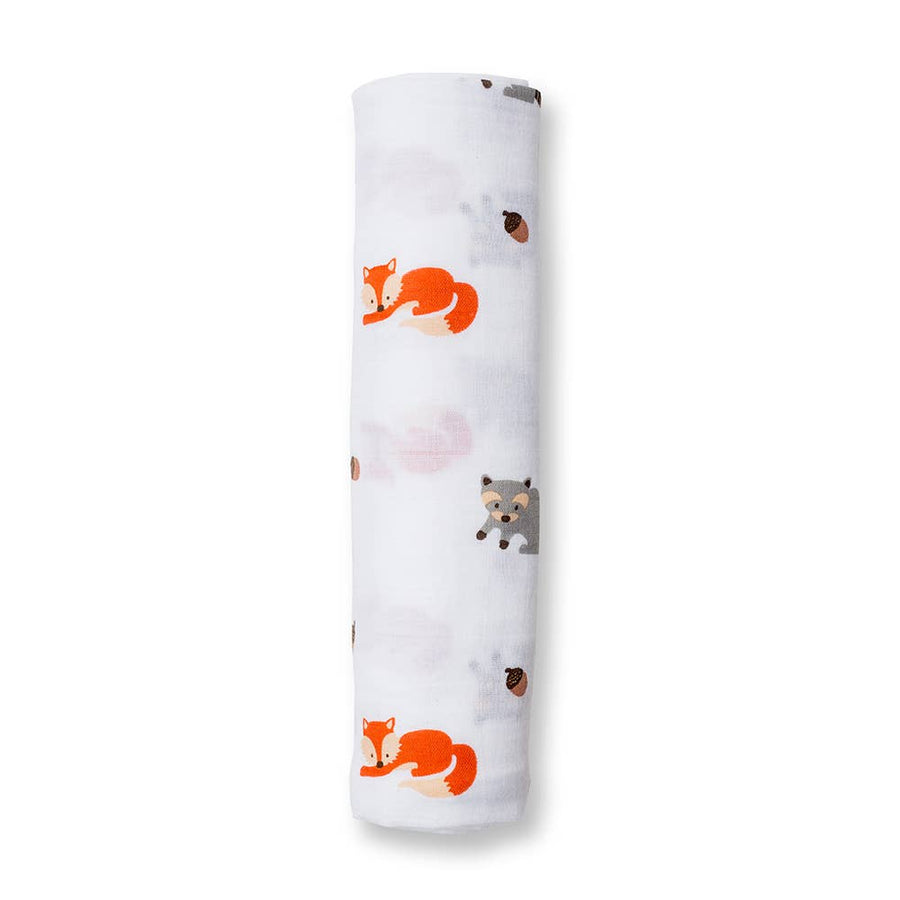 Forest Friends Muslin Swaddle