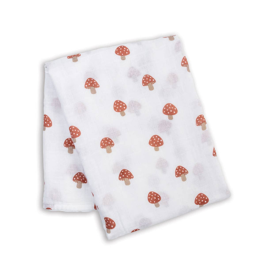Mushroom Muslin Swaddle