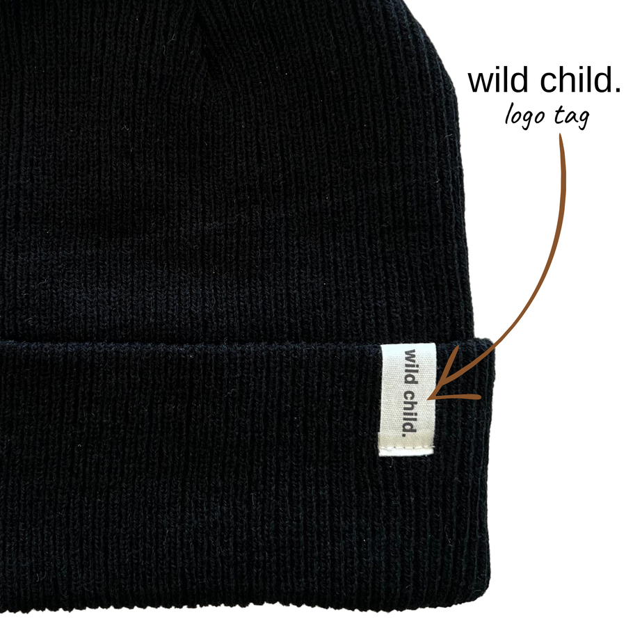 Black Classic Beanie