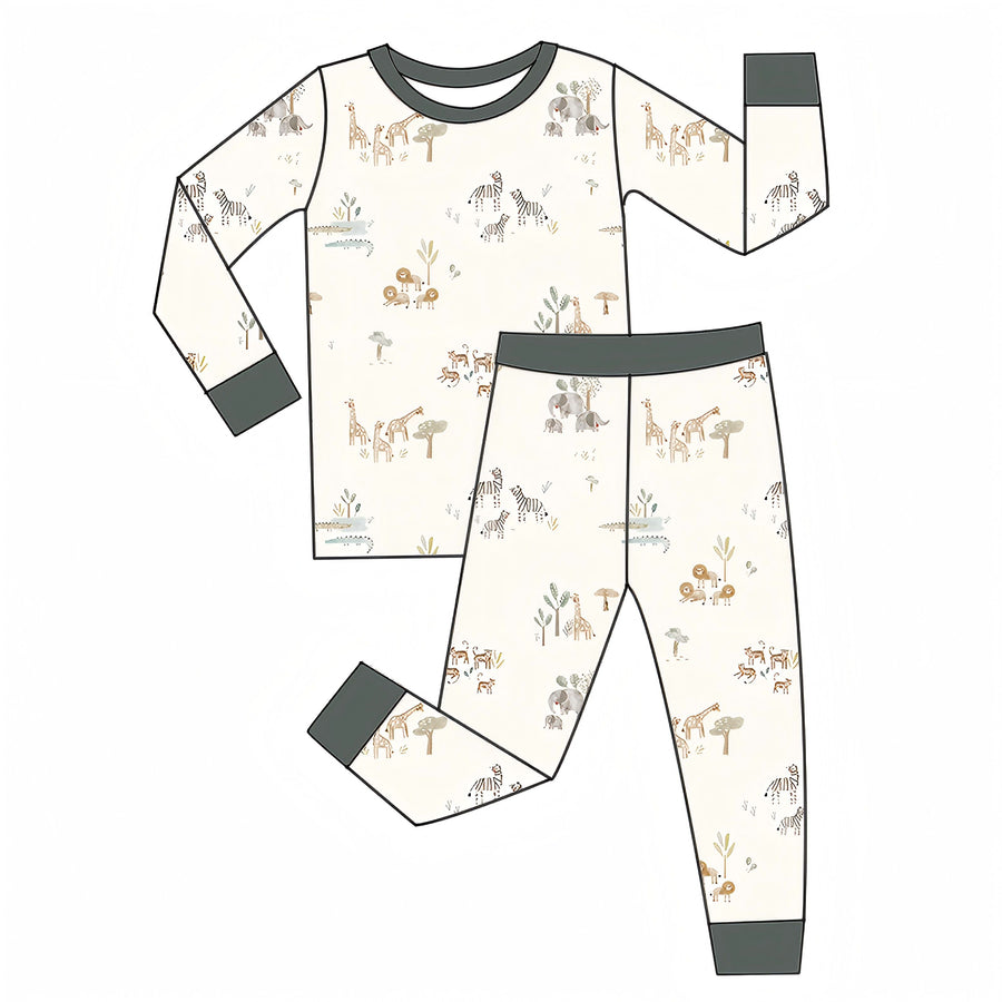 Wander Cubs 2-piece Bamboo Sleeper Set