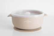 Suction Bowl With Lid: Sage