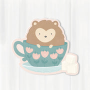 Teacup Hedgehog 3" Vinyl Sticker