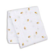 Bees Muslin Swaddle