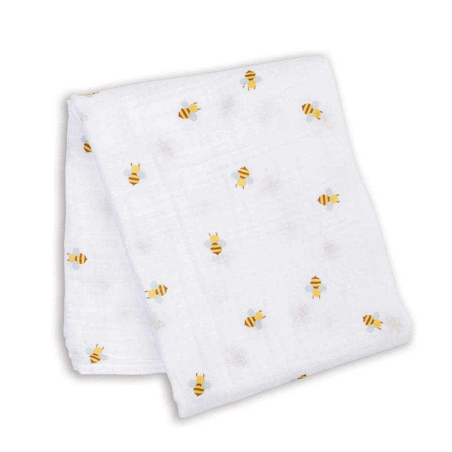 Bees Muslin Swaddle
