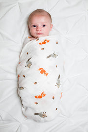 Forest Friends Muslin Swaddle