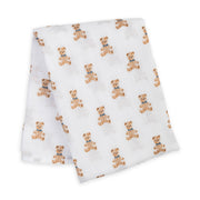 Vintage Bears Muslin Swaddle
