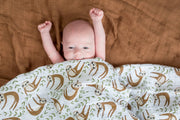 Sloth Muslin Swaddle