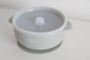 Suction Bowl With Lid: Cloud