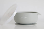 Suction Bowl With Lid: Cloud