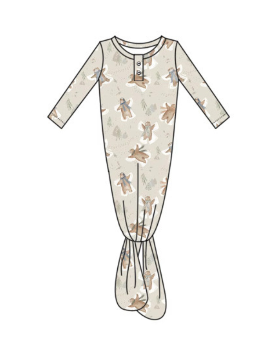 Beary Vibes Knotted Gown