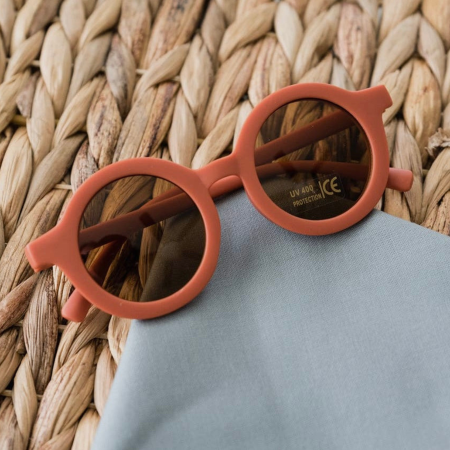 Coral Orange Retro Sunnies