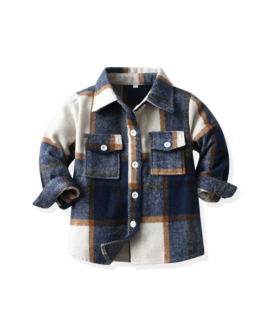 Sawyer Flannel Shacket - Denim