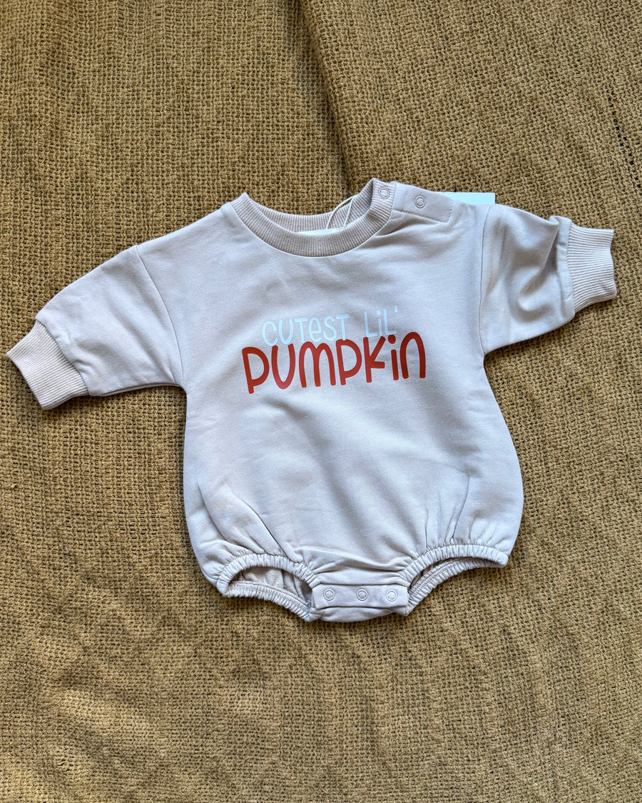 Cutest Lil' Pumpkin Bubble Romper