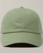 Green Tea Stone Washed Baseball Cap