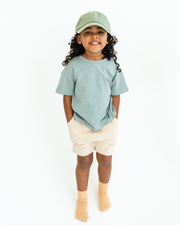 Green Tea Stone Washed Baseball Cap