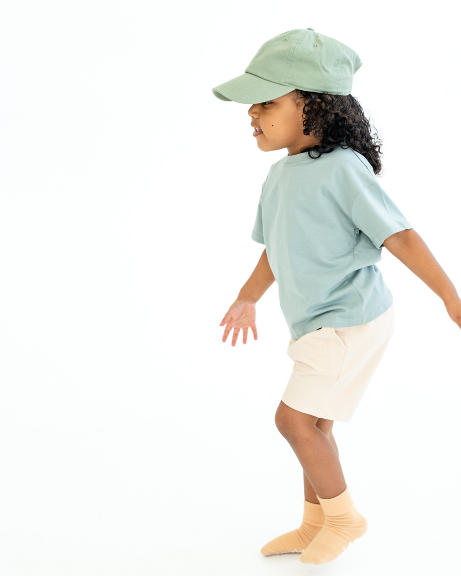 Green Tea Stone Washed Baseball Cap