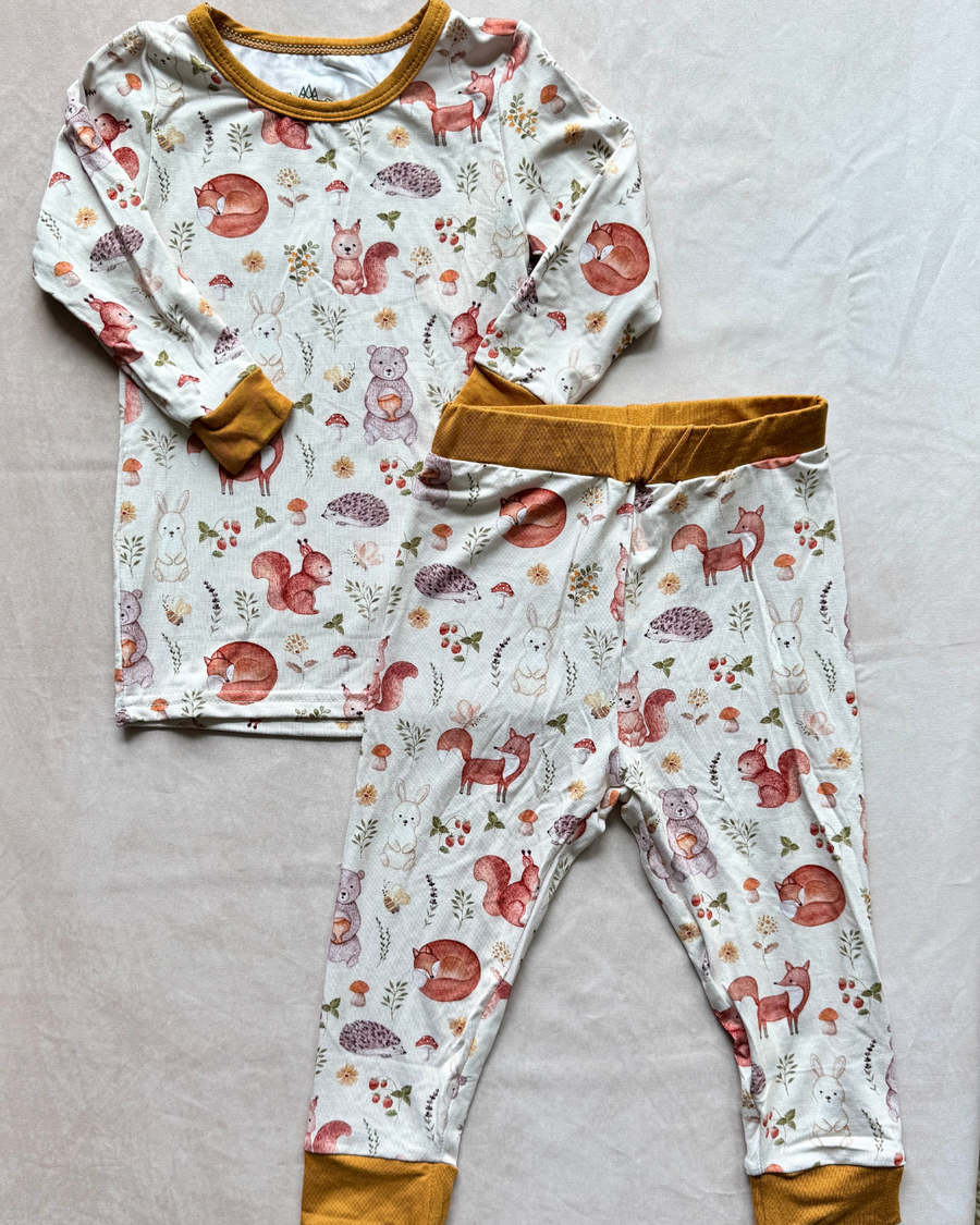 Forest Friends Two-Piece Bamboo Sleeper
