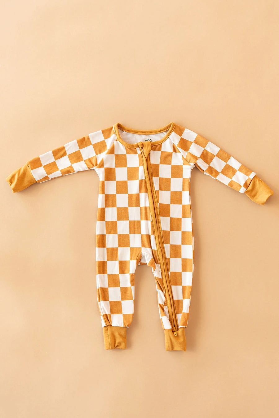 Amberwood Checkered Bamboo Romper