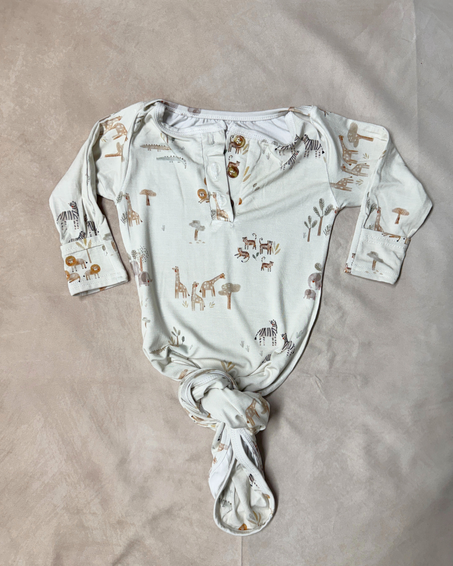 Wander Cubs Knotted Gown