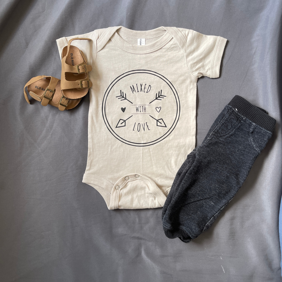 Mixed with Love Onesie