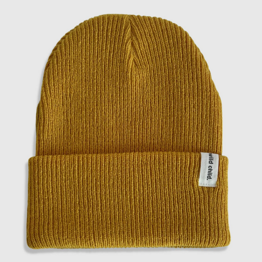 Mustard Classic Beanies