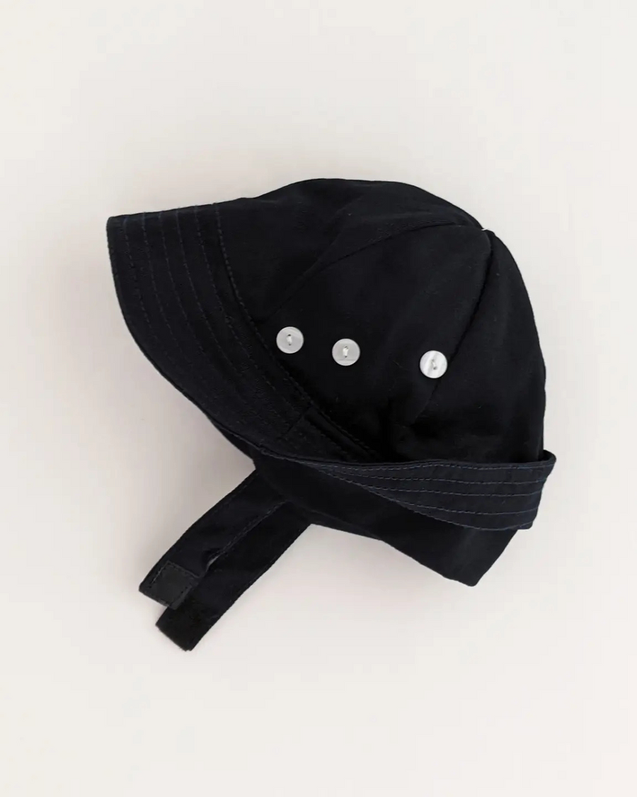 Navy Hat with Chinstrap