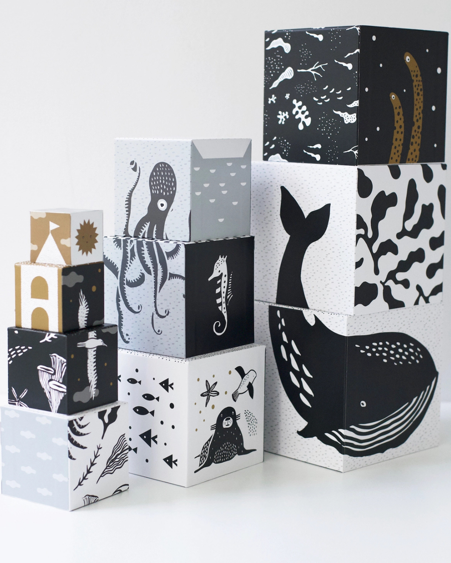 Nesting Blocks - Ocean Animals