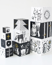 Nesting Blocks - Woodland Numbers