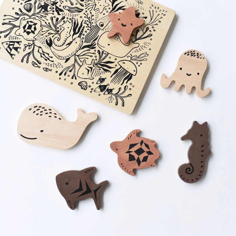 Ocean Adventure Wooden Tray Puzzle