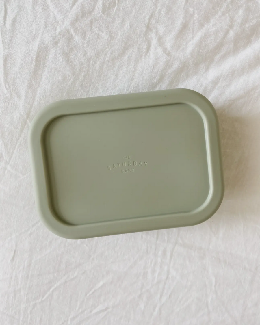 Sage Silicone Bento Box