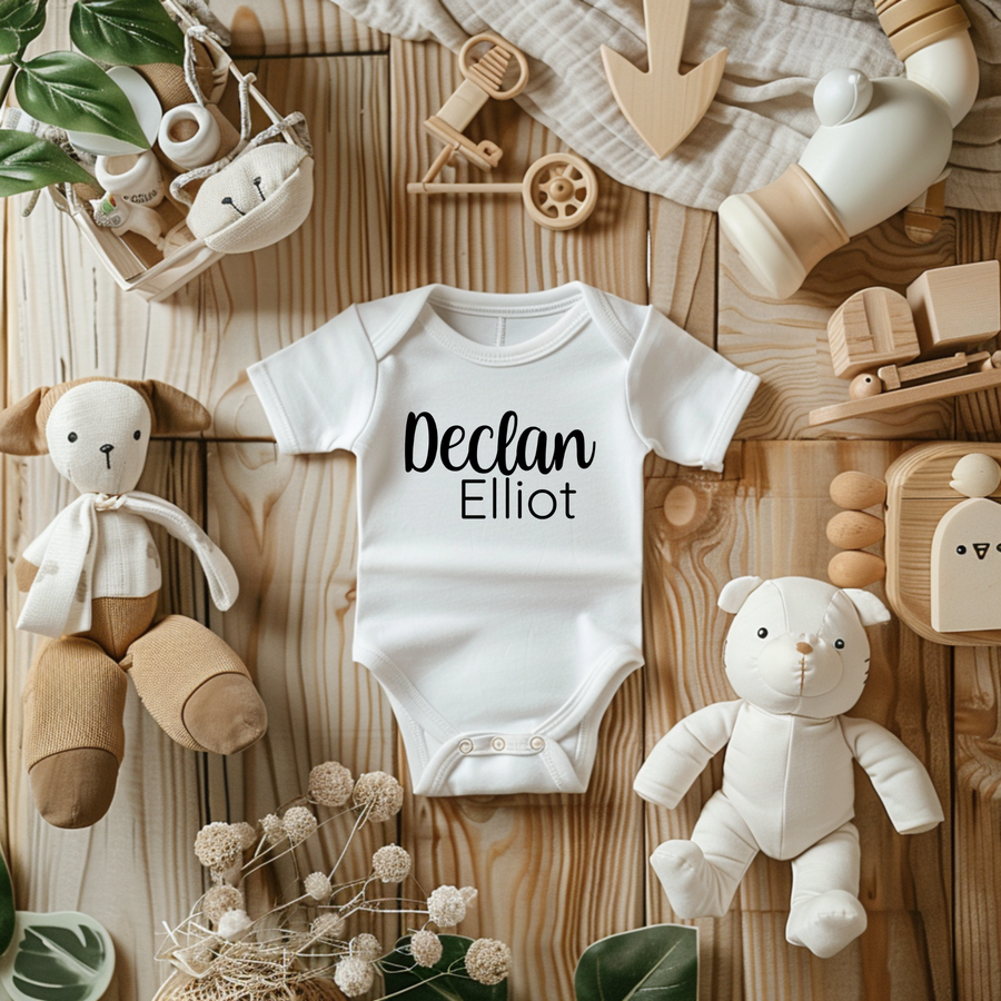 Personalized Baby Name Onesie