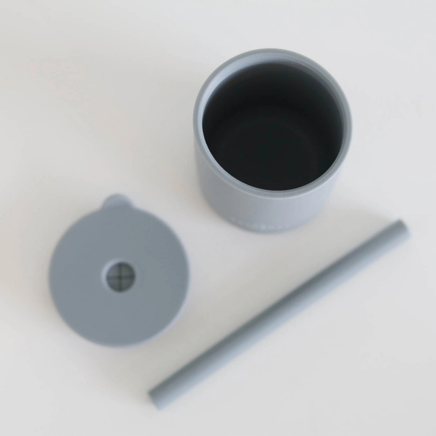 Sky Silicone Straw Cup