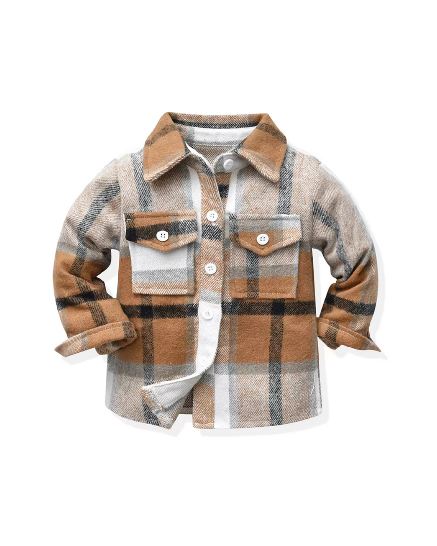 Sawyer Flannel Shacket - Tawny