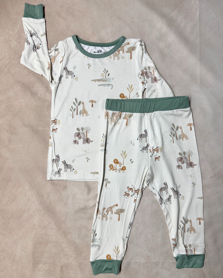 Wander Cubs 2-piece Bamboo Sleeper Set