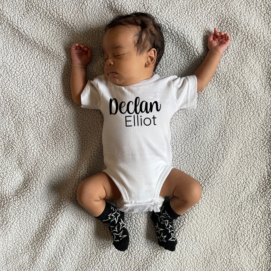 Personalized Baby Name Onesie