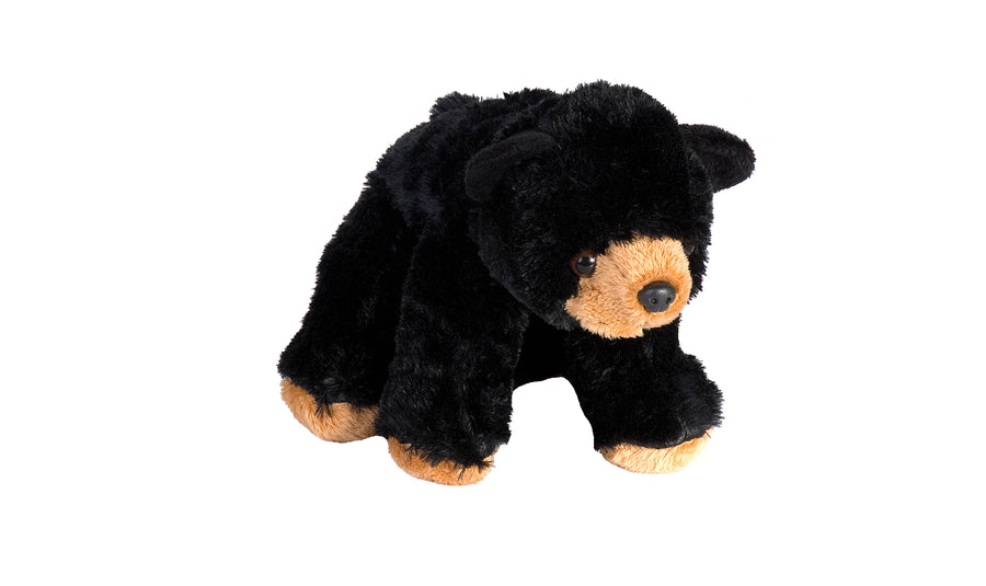 CK-ECO-Mini Black Bear Stuffed Animal 8"