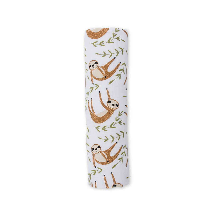 Sloth Muslin Swaddle