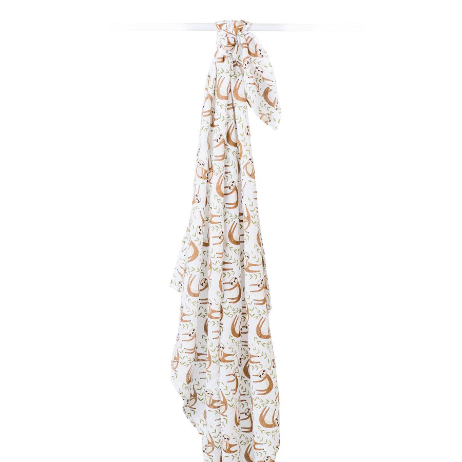 Sloth Muslin Swaddle