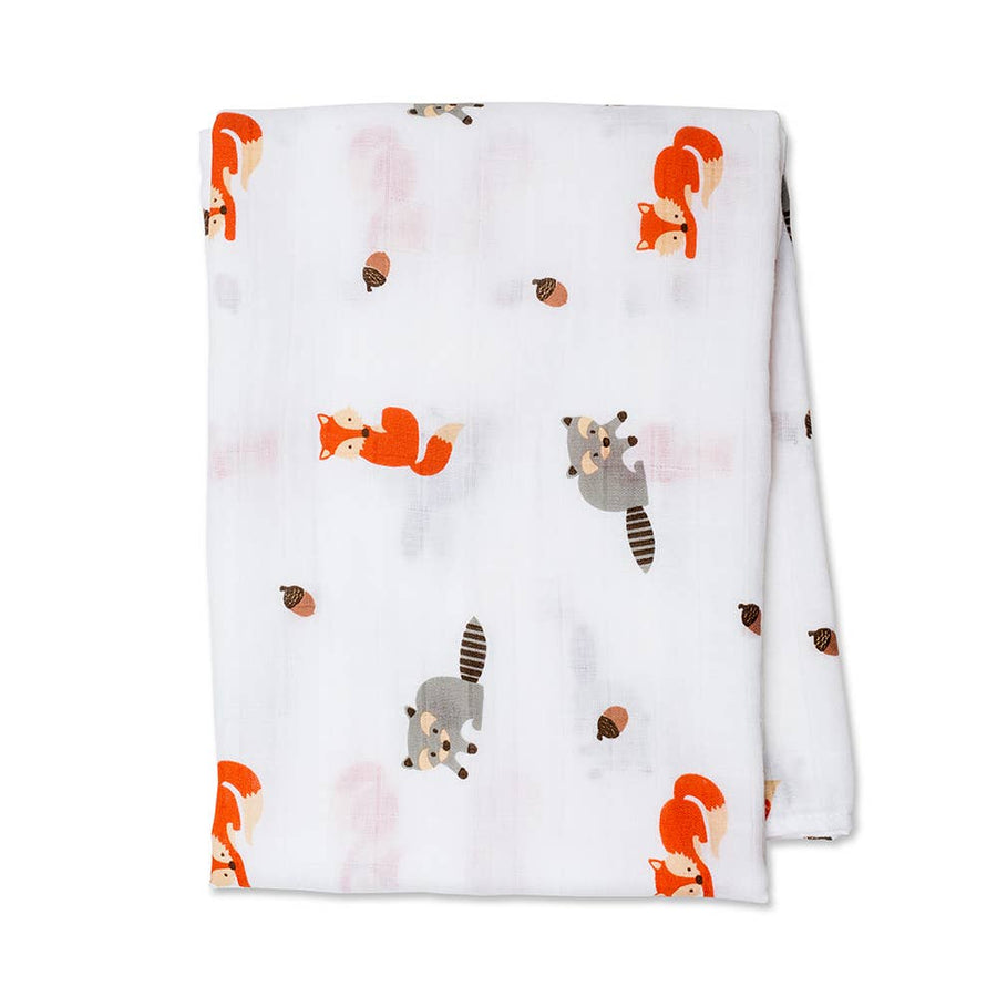 Forest Friends Muslin Swaddle