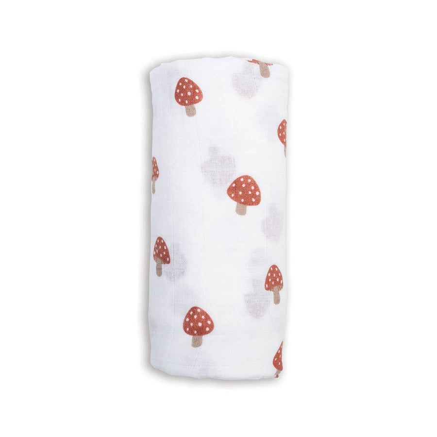 Mushroom Muslin Swaddle