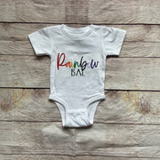 Rainbow Bae Onesie