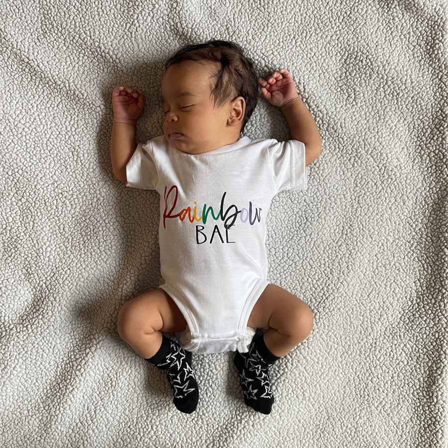 Rainbow Bae Onesie